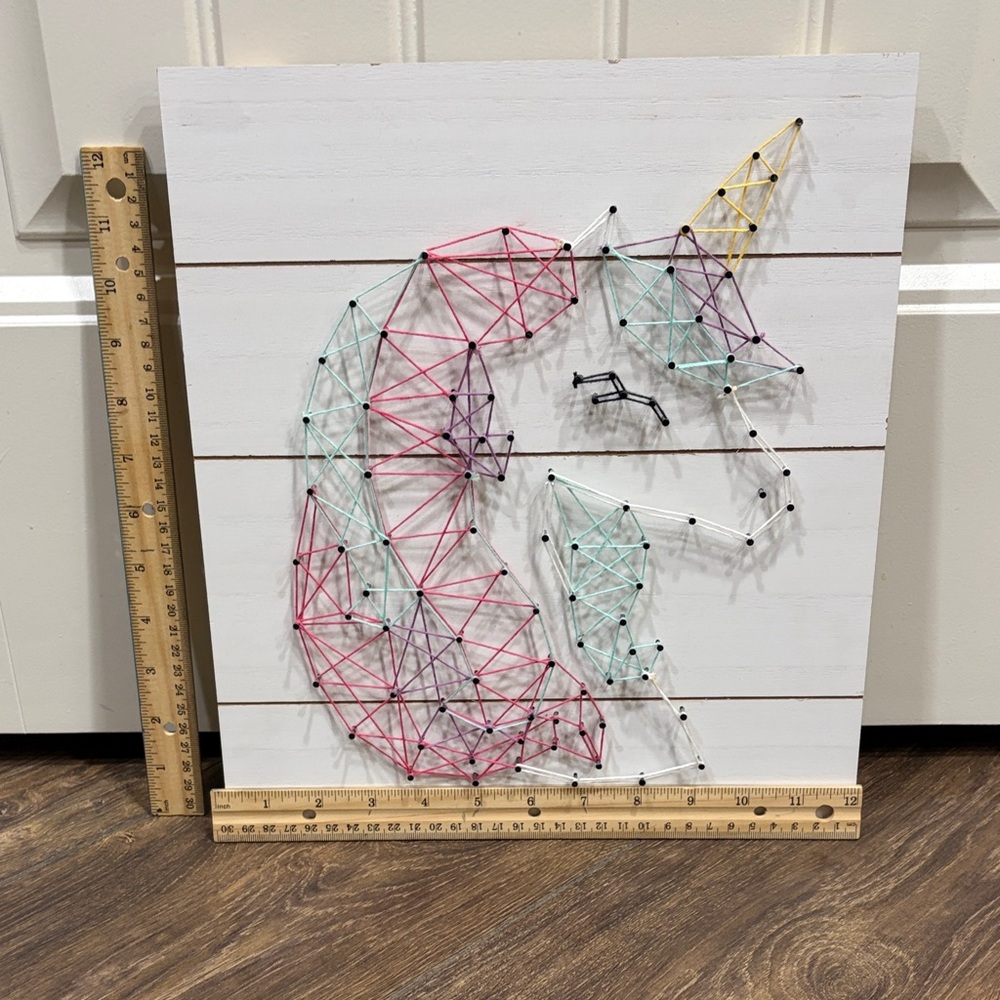 Hobby Lobby Unicorn String Art Picture Decor